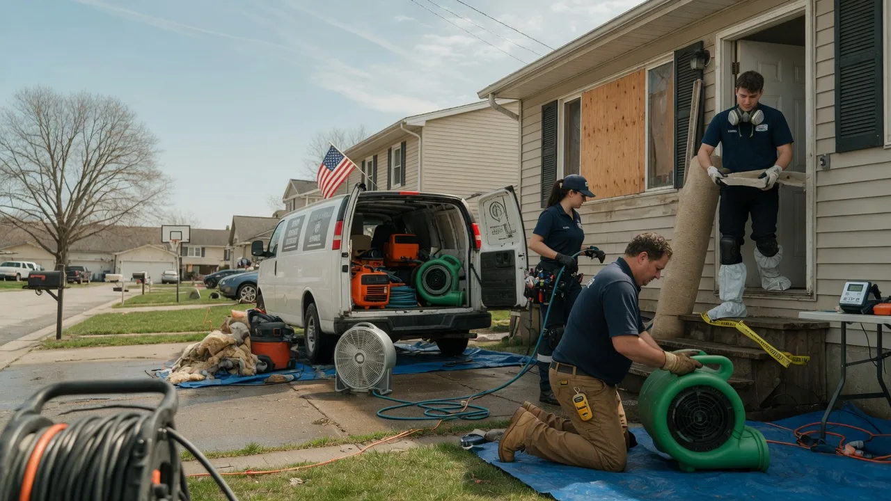 Water Damage Restoration in Free Soil, MI near me